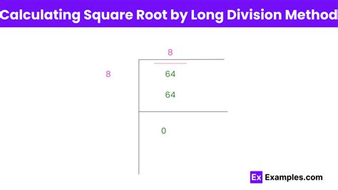 Square And Square Root Of 64 Methods Calculation Formula How To Find