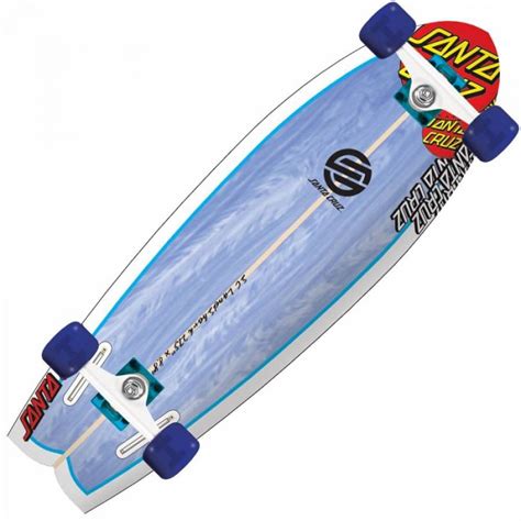 Santa Cruz Landshark Cruiser Complete Longboard Skateboards From