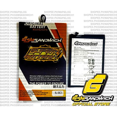 GSMSANDWICH Super Battery INFINIX HOT 10i BL 58CX Shopee Philippines