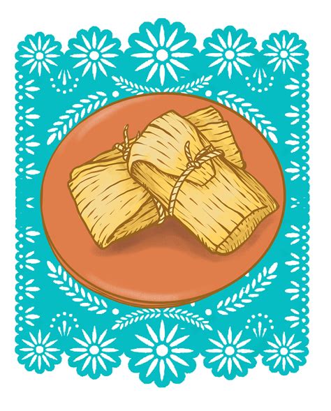 Tamales Print Etsy