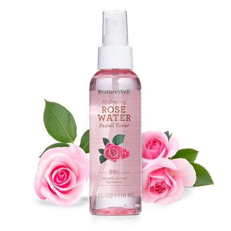 Naturewell Rose Water Hydrating Facial Toner Mist For Dewy