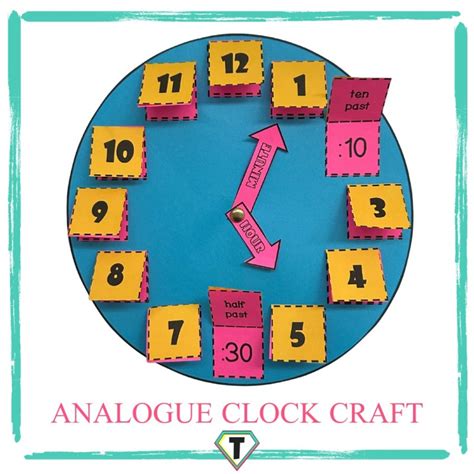 Analogue Clock Craft - The Teacher Hero