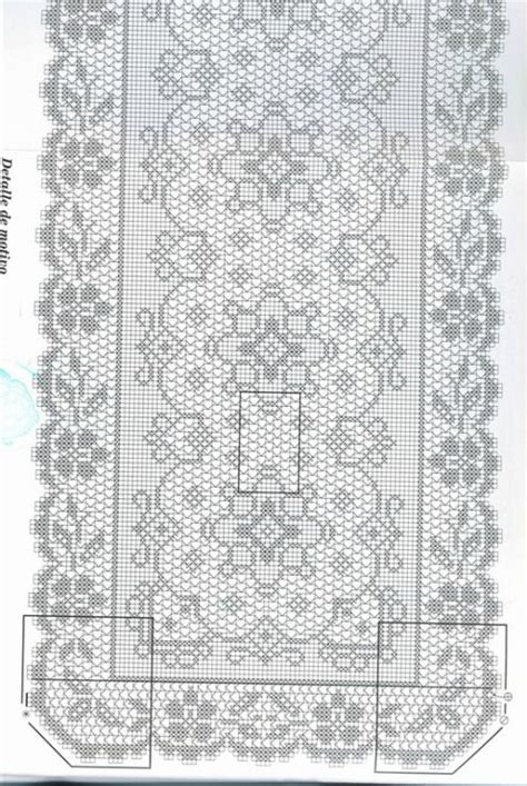 Filet Yeditepe Crochet Tablecloth Pattern Filet Crochet