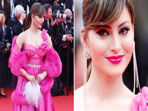 Cannes 2024 Urvashi Rautela Looking Like A Barbie Doll In Pink Dress