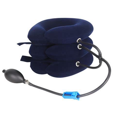 Cervical Neck Traction Device Three Tube Quick Inflation Relieves Neck