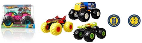 Hot Wheels Monster Trucks Bone Shaker Voiture aux Roues géantes véhicule échelle 1 24 Jouet