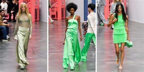 Défilé Fendi le vert la couleur du Printemps Été 2023