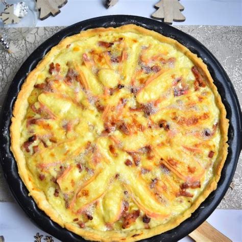 Tarte Aux Pommes De Terre Lardons Reblochon Recette Companion