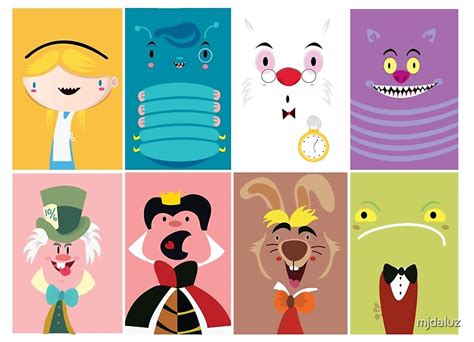 "Wonderland Characters" by mjdaluz | Redbubble