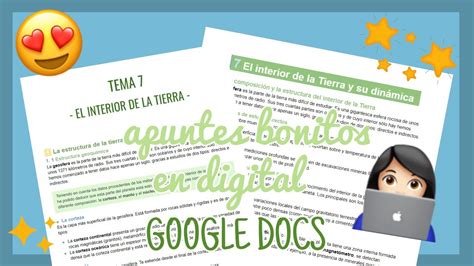 Como Hacer Apuntes Bonitos En Digital Google Docs Clau S Youtube