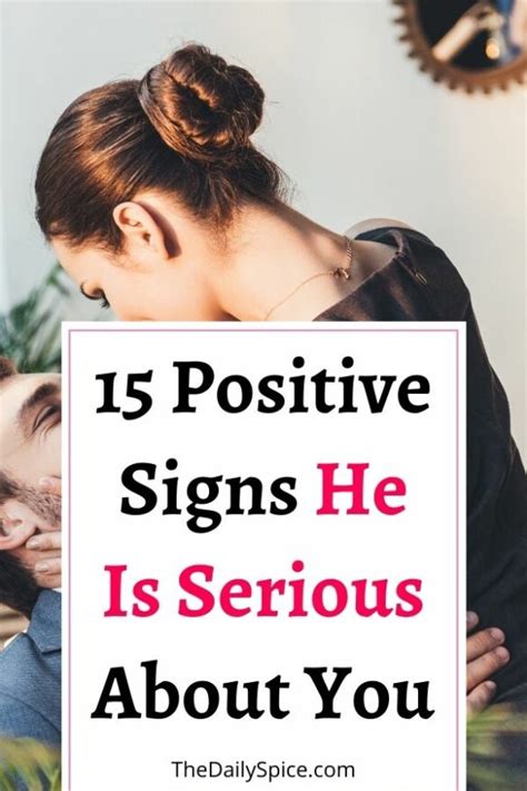 how to know if he is serious about you