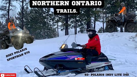 2023 Polaris Sportsman 570 Fallwinter Atv Sled Trail Adventure