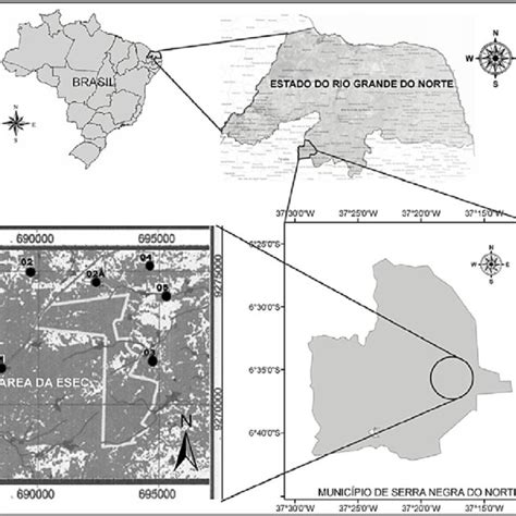 Localiza O Geogr Fica Do Estado Do Rio Grande Do Note E Do Munic Pio