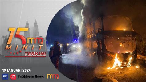 Bas Ekspres Bawa Penumpang Ke Utara Terbakar Minit Terkini