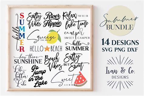 Summer Bundle Svg Sublimation Files Graphic By Ivan Co Designs