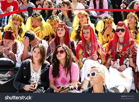 Istanbul April 25 People Traditional Costume Stock Photo (Edit Now ...