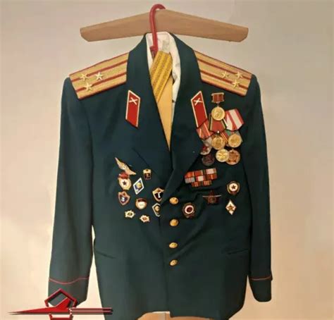 USSR CCCP RUSSISCH Soviet, Military Uniform, Red Army Oberst (полковник ...