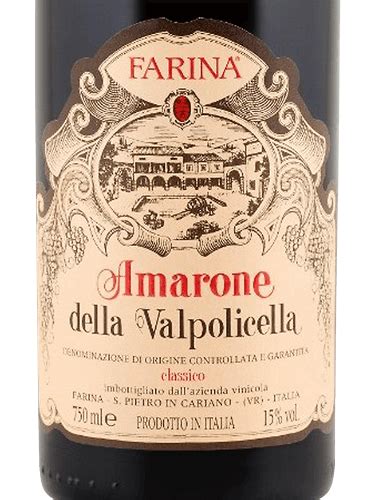 Farina Amarone Della Valpolicella Classico Vivino Italia