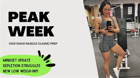 My First Npc Bikini Prep Peak Week Youtube