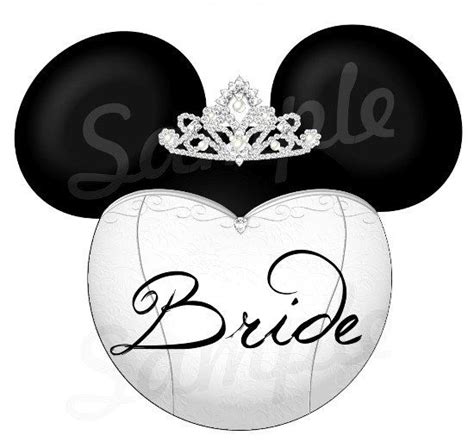 This Would Be Cute Done As A Wedding Card With A Mickey Mickey