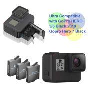 Artman Batteries Pack And Channel Led Usb Charger For Gopro Hero