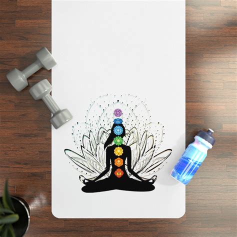 Chakra Yoga Mat Rainbow Chakra Yoga Mat Mandala Yoga Mat Lotus Yoga