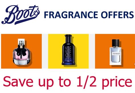 Boots FRAGRANCE OFFERS - save up to HALF PRICE at Boots