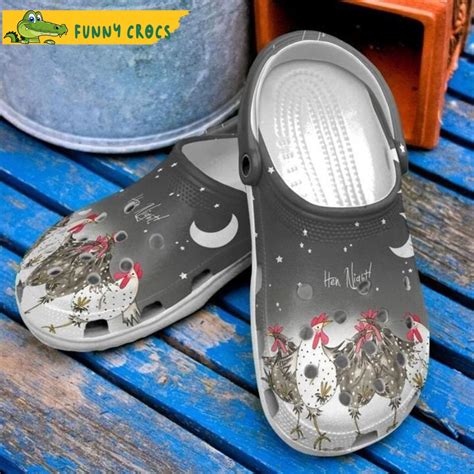 Night Funny Chicken Crocs Clog Shoes Discover Comfort And Style Clog Shoes With Funny Crocs