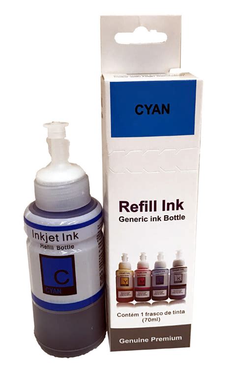 Refil Tinta Sublim Tica Epson Ciano Ml Top Recargas Cartuchos