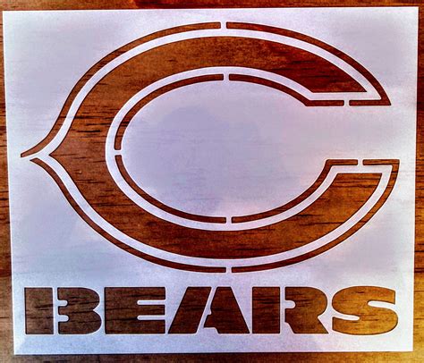 Chicago Bears Logo Stencil