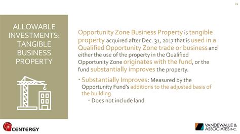 Centergy Opportunity Zone Program Overview Ppt Free Download