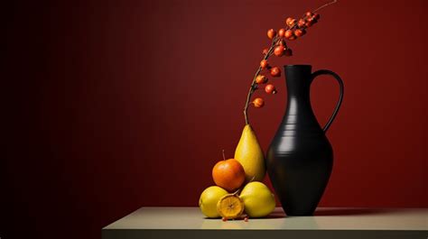 Still Life Of Vase And Fruits Still Life Vase Fruits Png Transparent