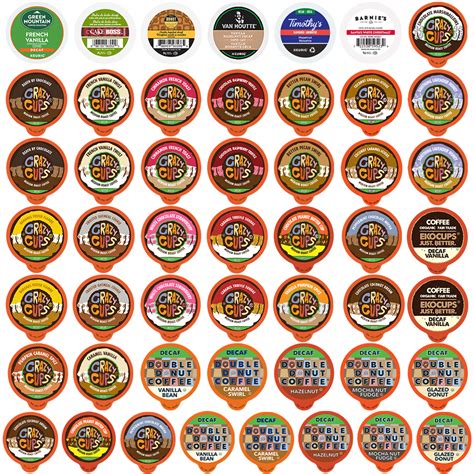 perfect sampler flavored decaf coffee pod variety pack  count