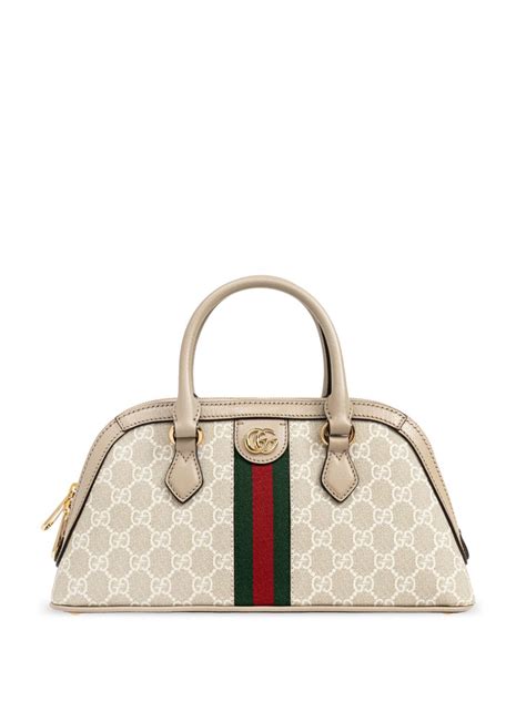 Gucci Ophidia Tote Bag Neutrals Farfetch Uk