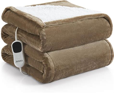 Amazon.com: Heated Electric Blanket Blanket - Electric Throw Blanket 62 ...