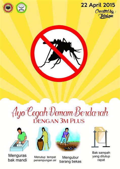 Contoh Poster Nyamuk Aedes Ingat Dbd Ingat 3m Plus Dinas Kesehatan