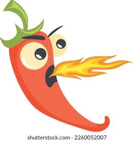 Angry Hot Pepper Mascot Funny Cartoon Stock Vector Royalty Free Shutterstock
