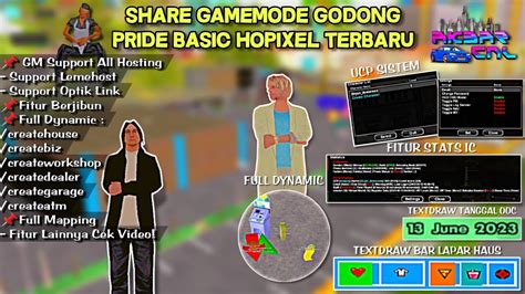 SHARE GM TERBARU SUPPORT ALL HOST GAMEMODE SAMP GODONG PRIDE