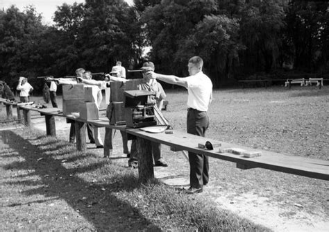 Florida Memory • Men Firing Handguns At The Tallahassee Rifle And