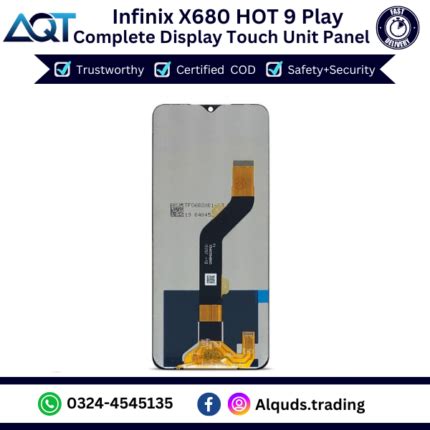 Infinix X680 HOT 9 Play LCD Panel Alqudstrading AQT