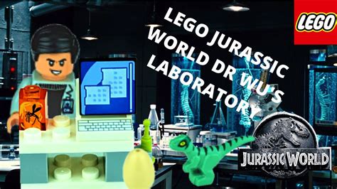 Awesome Lego Jurassic World Dr Wu S Laboratory Youtube