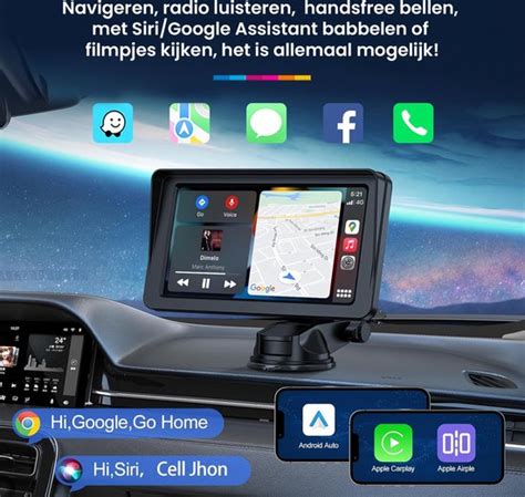 Yono Scherm Geschikt Voor Apple Carplay En Android Auto Draadloos