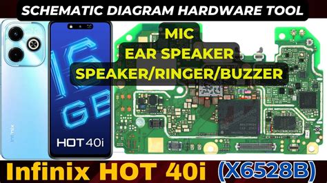 Infinix Hot I X B Speaker Buzzer Ringer And Mic Problem Schematic Diagram Dmr