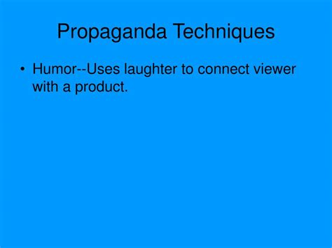 Humor Propaganda Examples