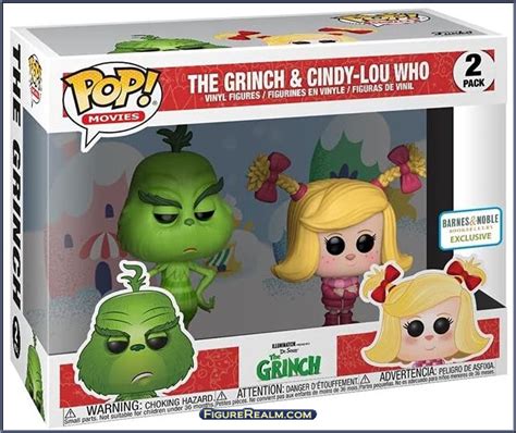 Grinch And Cindy Lou Who Grinch Pop Sets Funko Action Figure