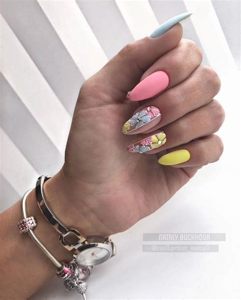 Id Es De D Co Des Ongles Pour Le Printemps Et L T Tendances Et