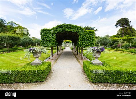 Holker Gardens Summer Garden Holker Hall Country House Near Cartmel