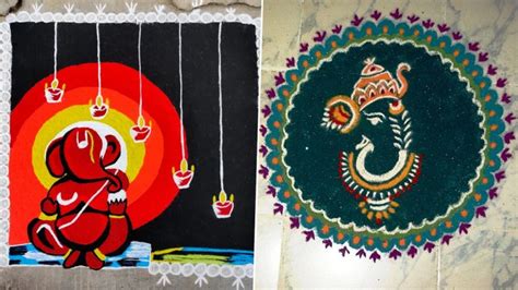 Ganesh Chaturthi 2022 Rangoli Design Ideas Watch Video Tutorials To