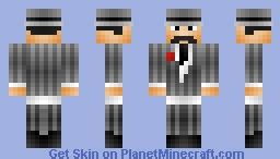 Mafia Guy With A Hiden Pistol Minecraft Skin