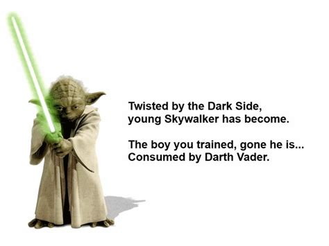 Twisted By The Dark Side Quote Star Wars Quotes In 2022 Star Wars